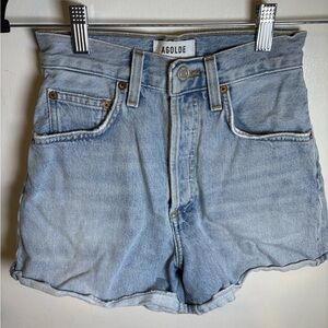 Agolde Dee Jean Shorts with Rolled Hem